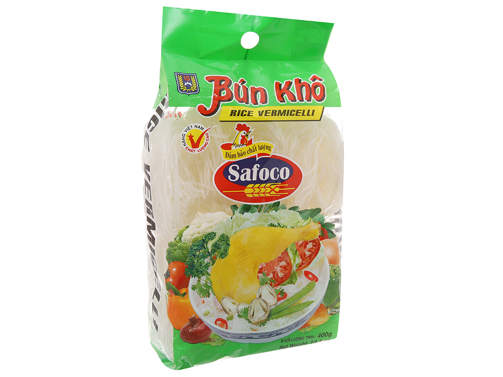Bún gạo khô Safoco gói 400g